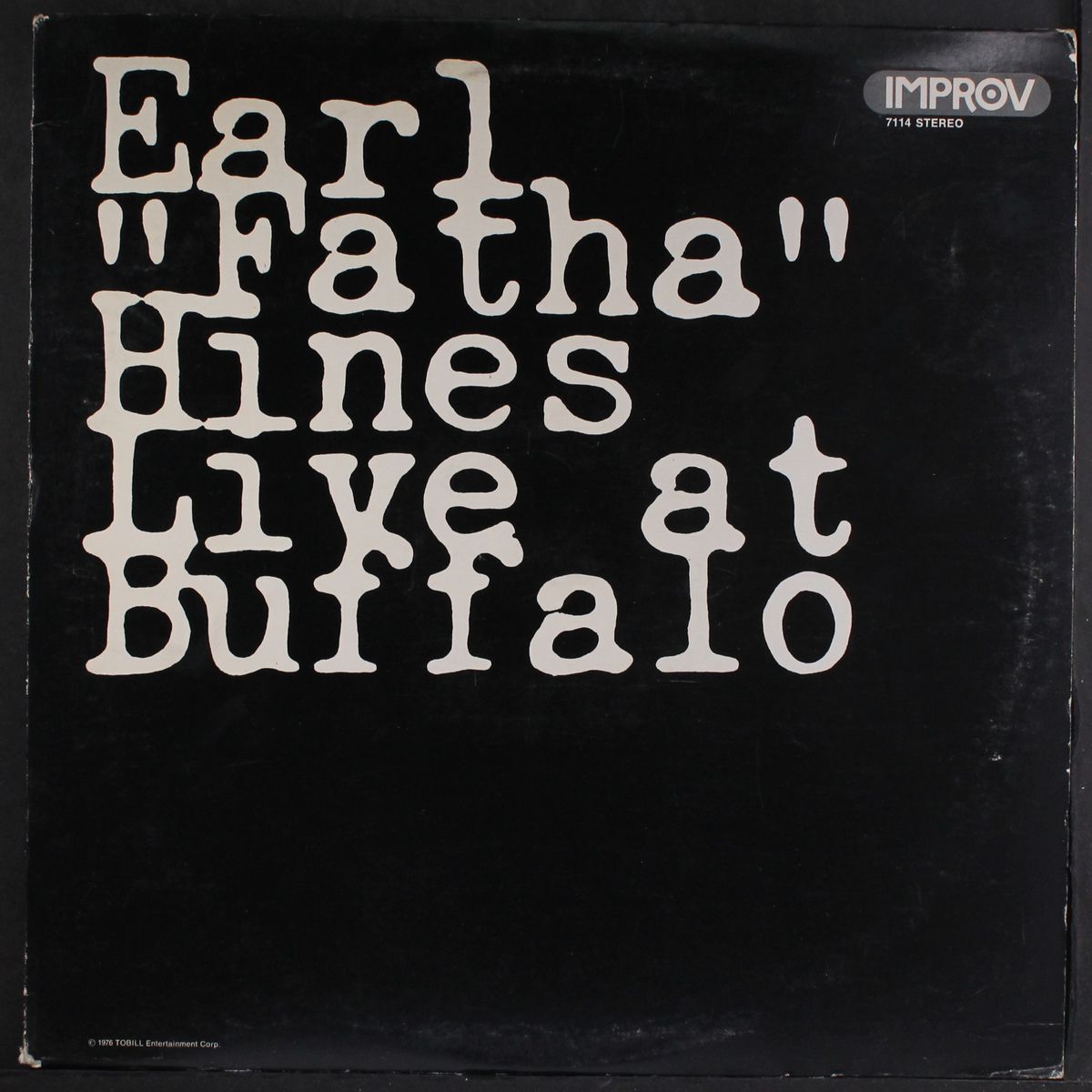 live at buffalo by EARL HINES