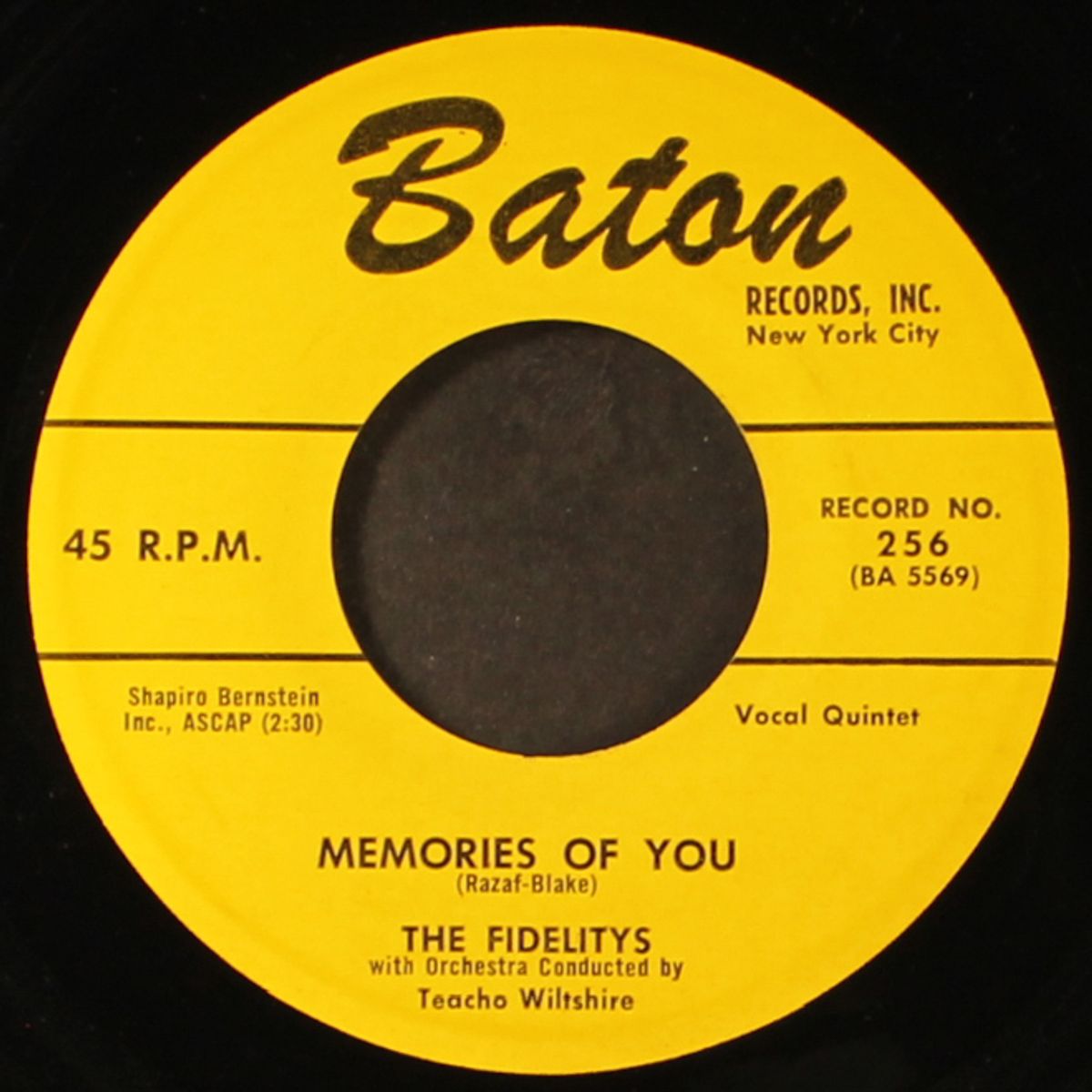 memories of you / can't you come out by FIDELITYS