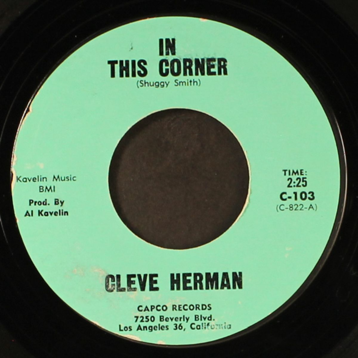 in this corner / pacific honky tonk by CLEVE HERMAN / DON RAYS