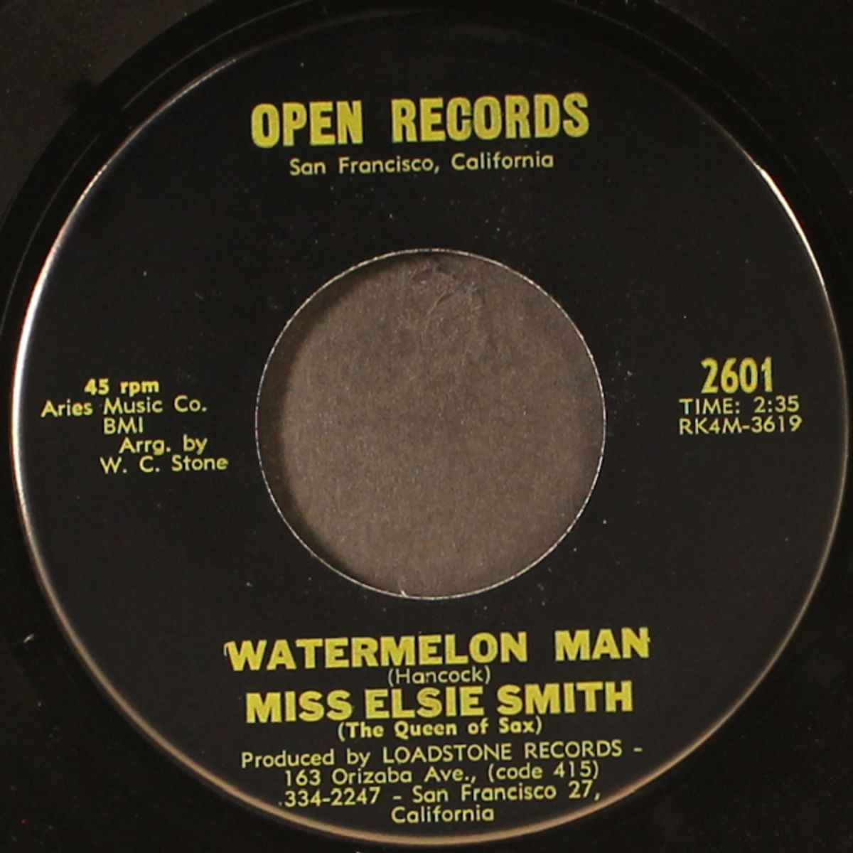 watermelon man / hi-love by MISS ELSIE SMITH