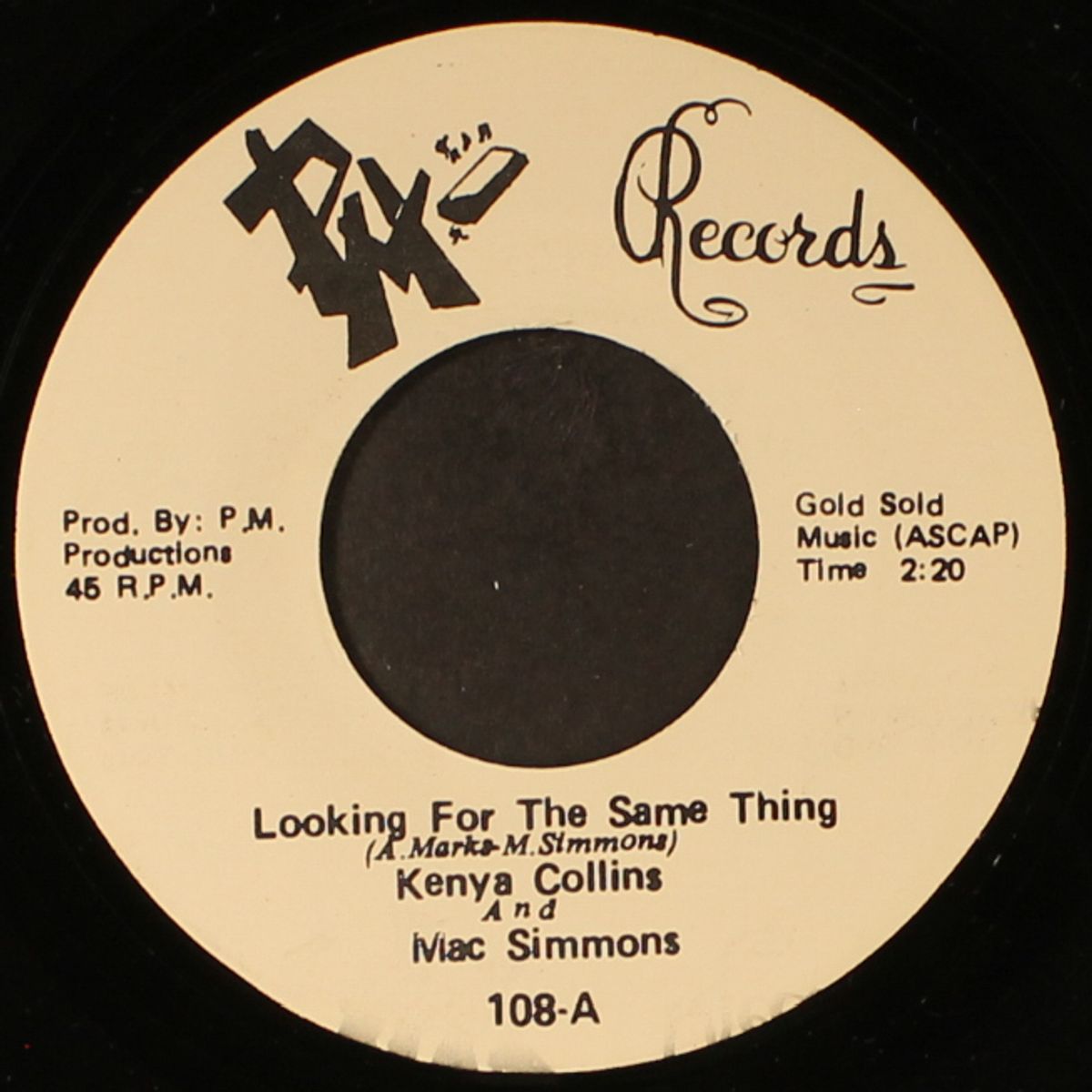 i don't want to be right / looking for the same thing by KENYA COLLINS & MACK SIMMONS