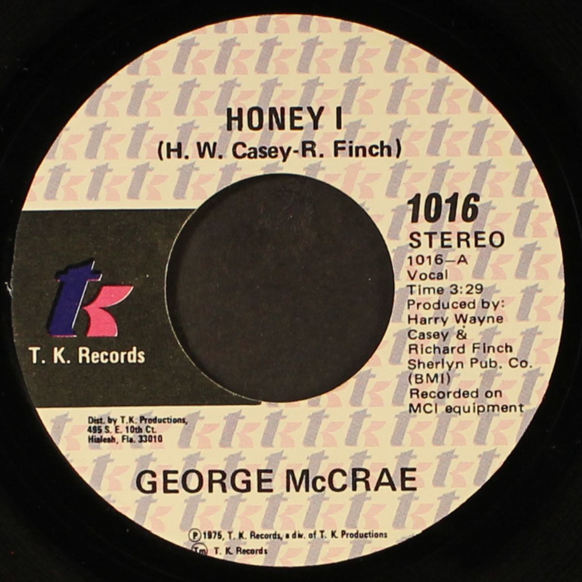 honey i / sing a happy song by GEORGE MCCRAE
