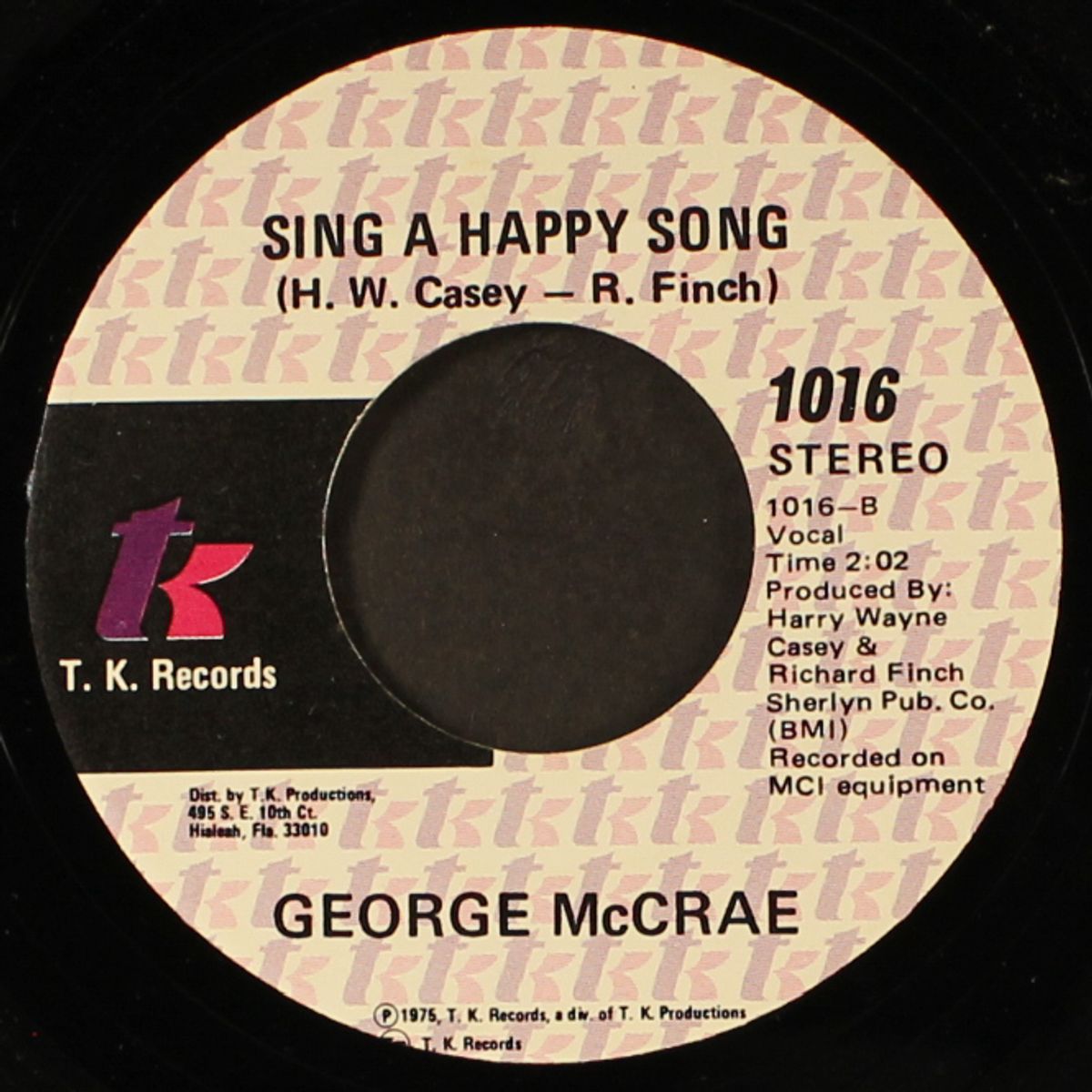 honey i / sing a happy song by GEORGE MCCRAE
