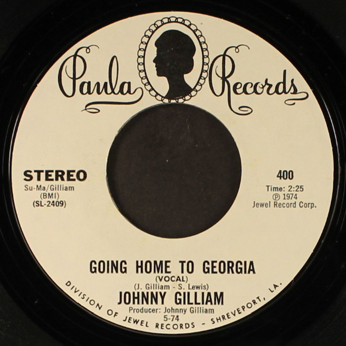 going home to georgia / instrumental by JOHNNY GILLIAM