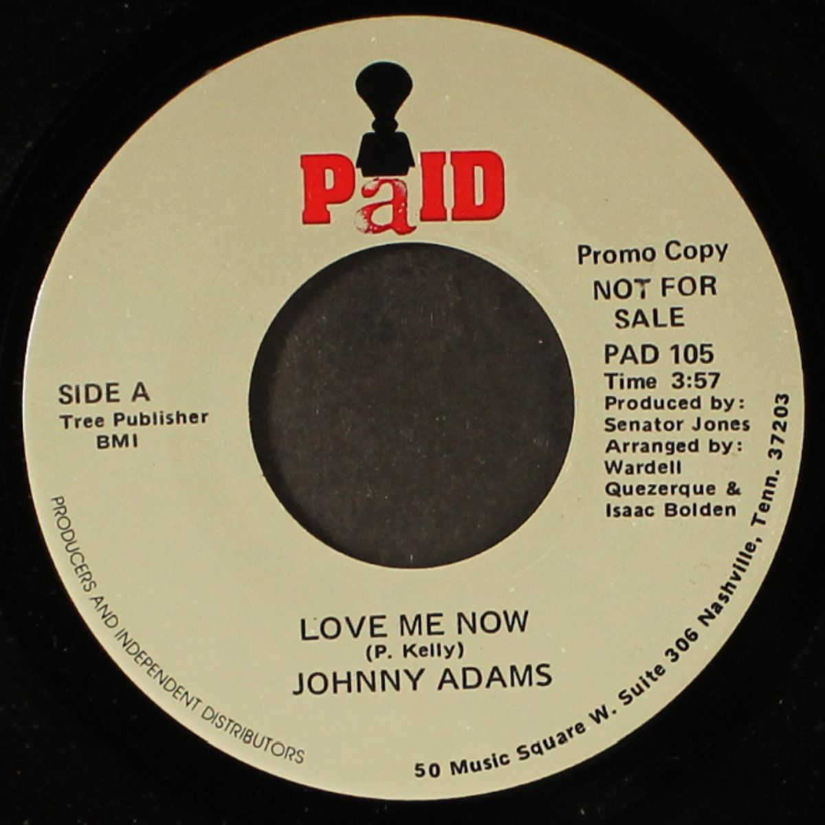 love me now / same by JOHNNY ADAMS