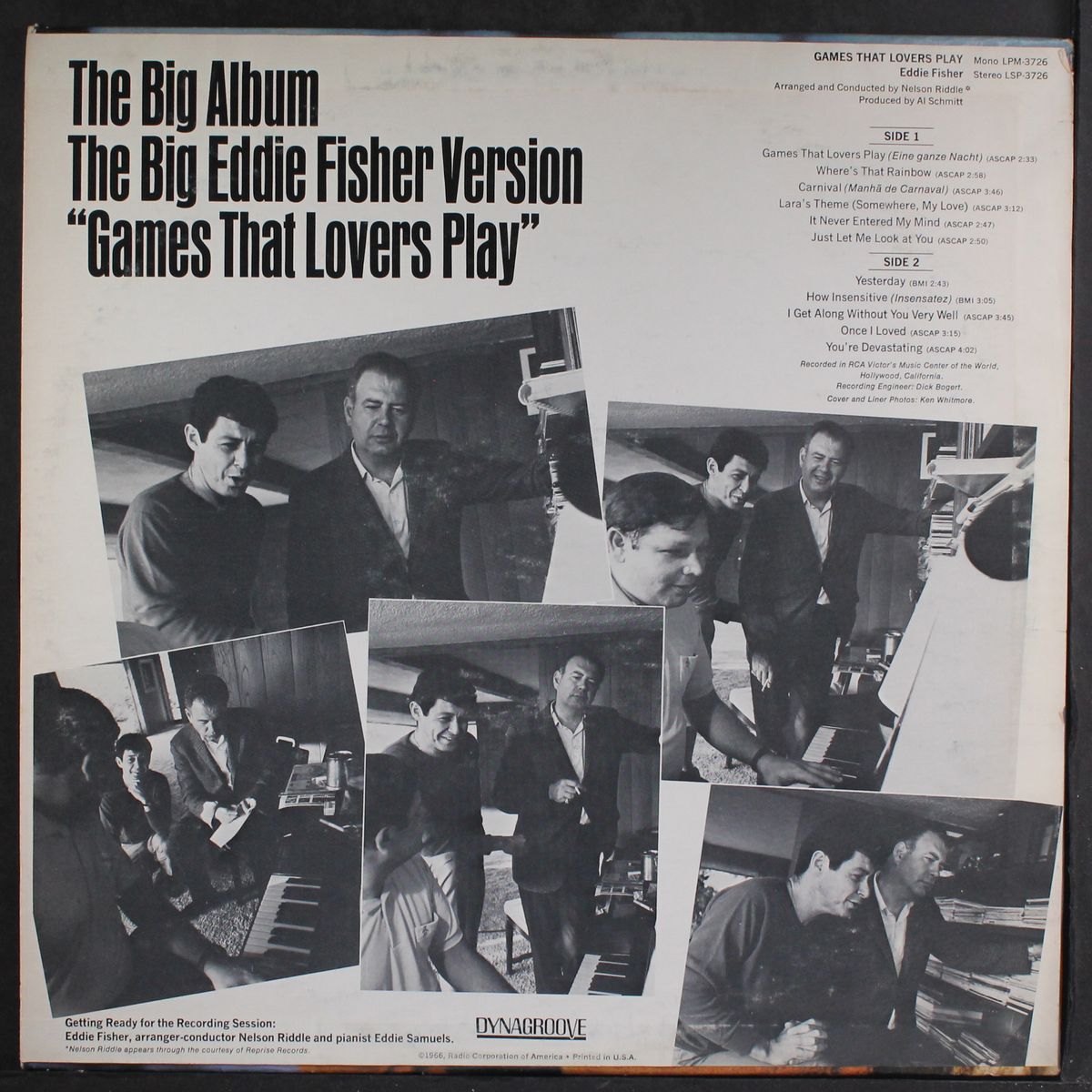 games that lovers play by EDDIE FISHER