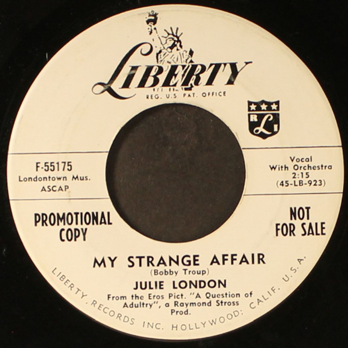 come on-a-my house / my strange affair by JULIE LONDON