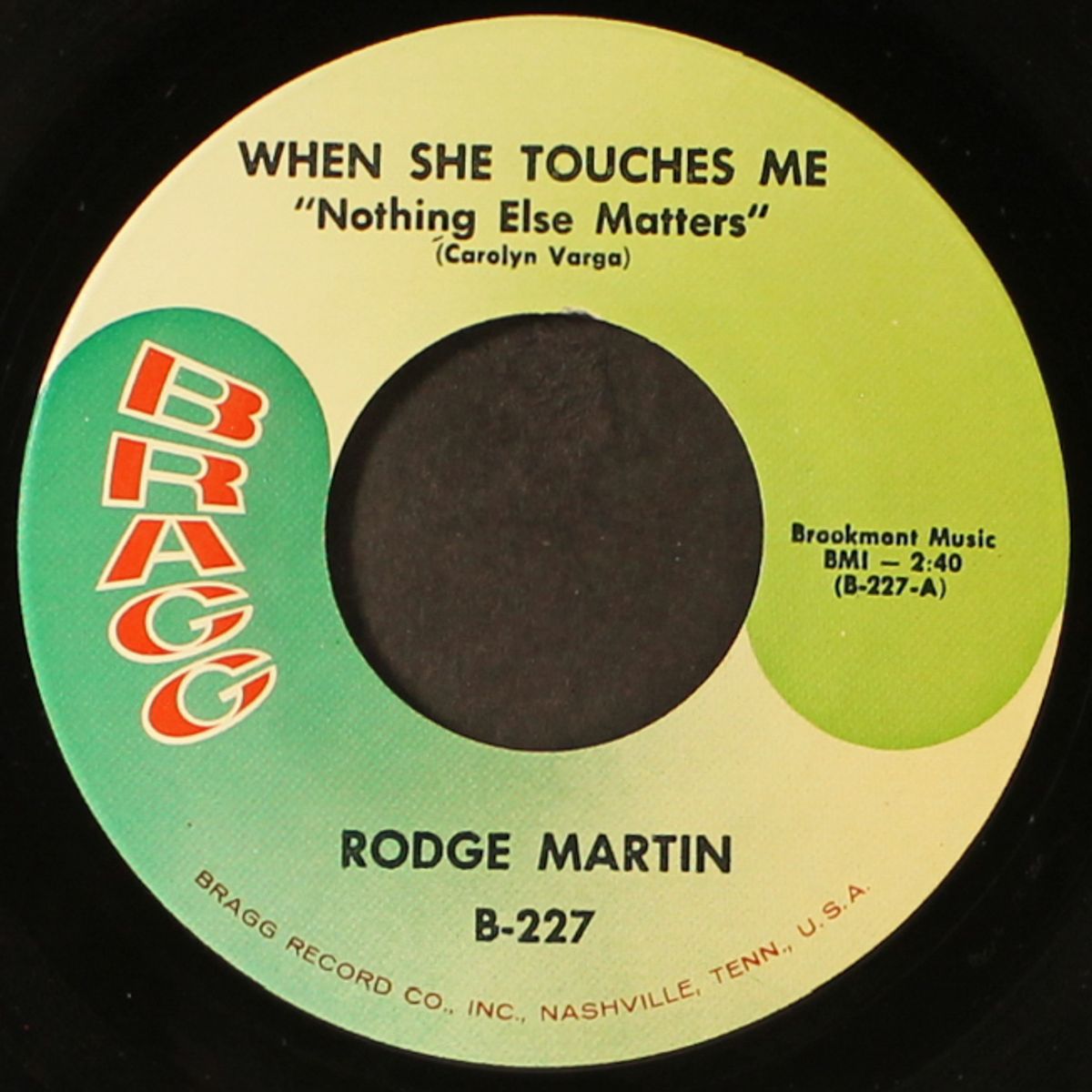 lovin' machine / when she touches me by RODGE MARTIN