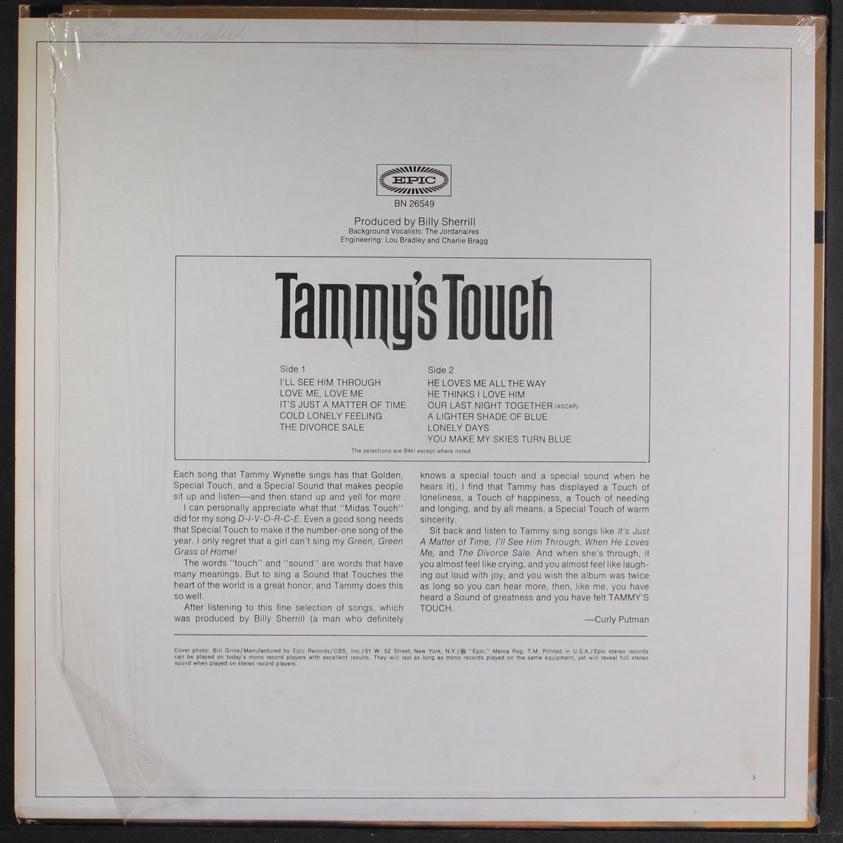 tammy's touch by TAMMY WYNETTE