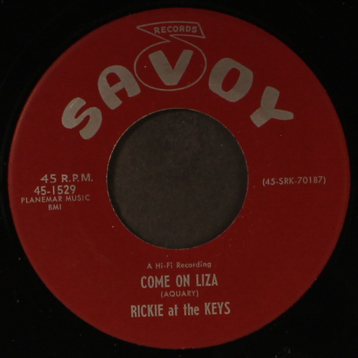 can't you see / come on liza by RICKIE AT THE KEYS