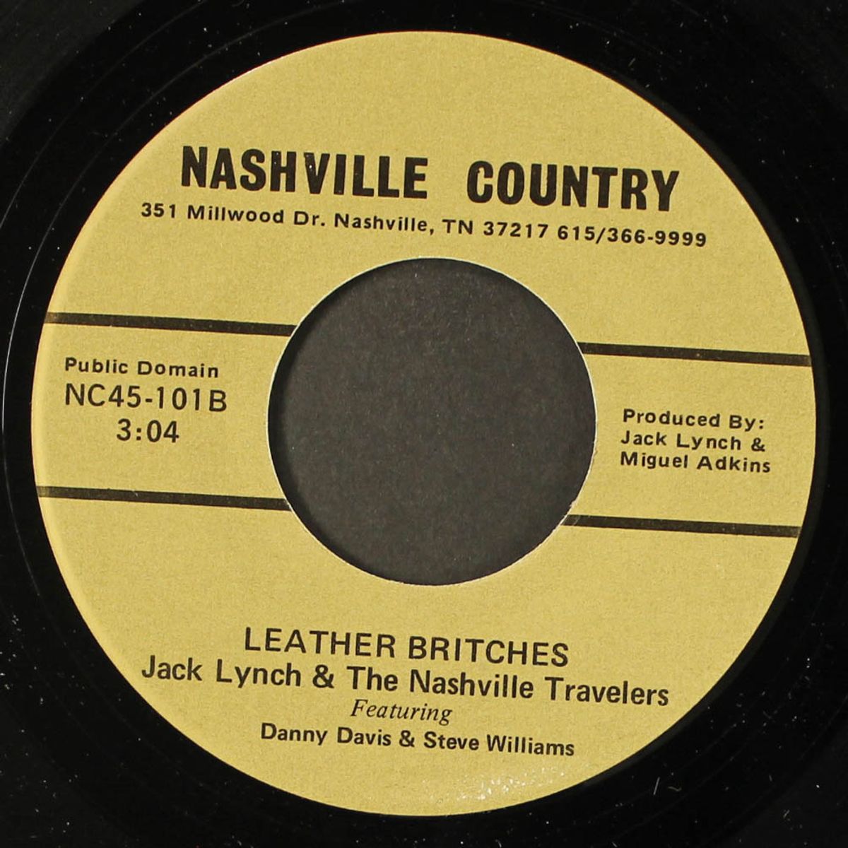 goldmine of love / leather britches by JACK LYNCH