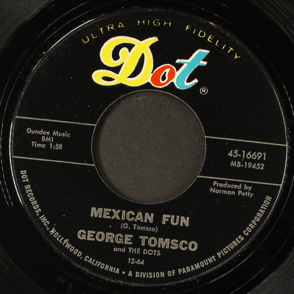 mexican fun by GEORGE TOMSCO & THE DOTS