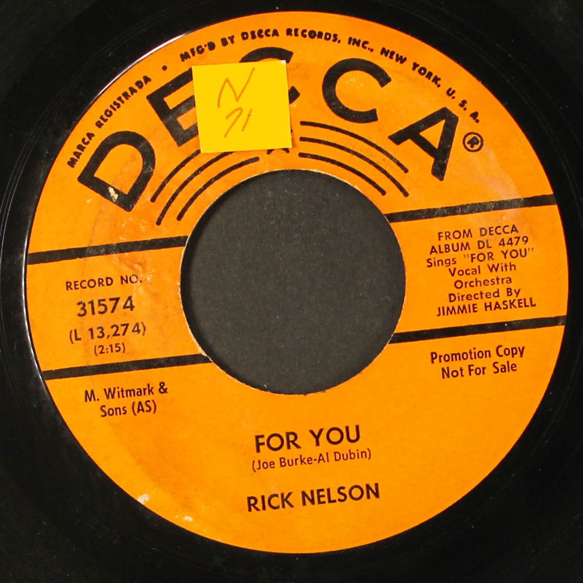 that's all she wrote by RICK NELSON