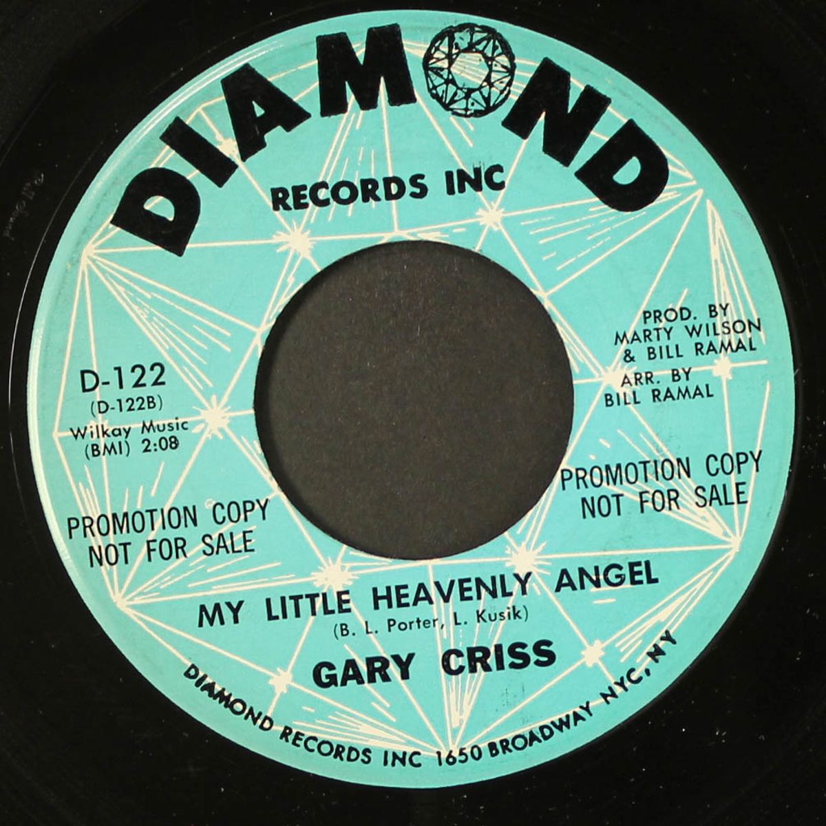 the girl i told you about / my little heavenly angel by GARY CRISS