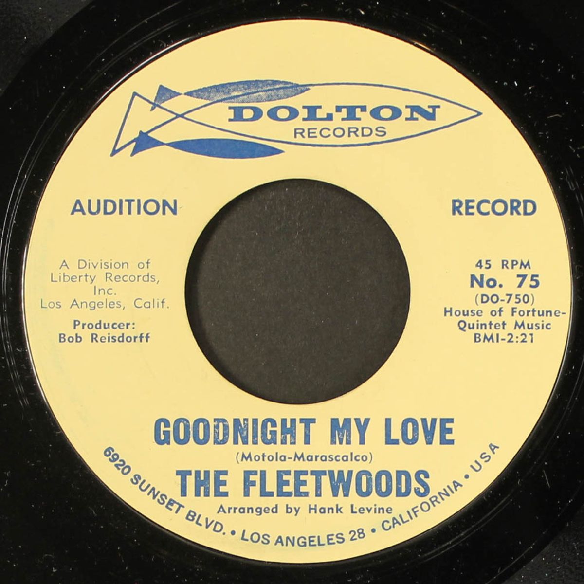 goodnight my love / jimmy beware by FLEETWOODS