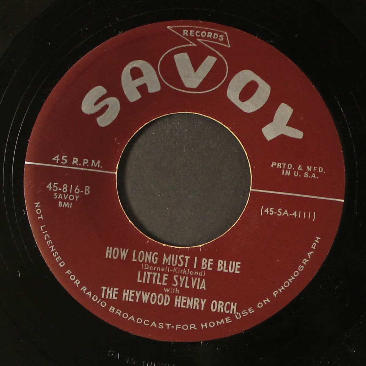 little boy / how long must i be blue by LITTLE SYLVIA
