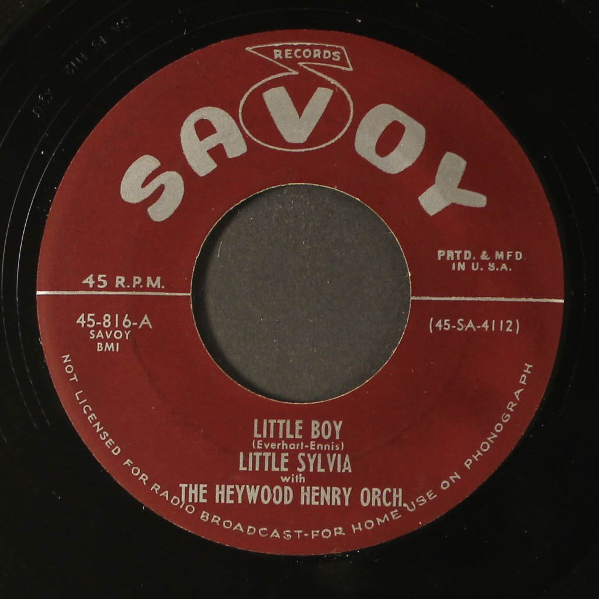 little boy / how long must i be blue by LITTLE SYLVIA