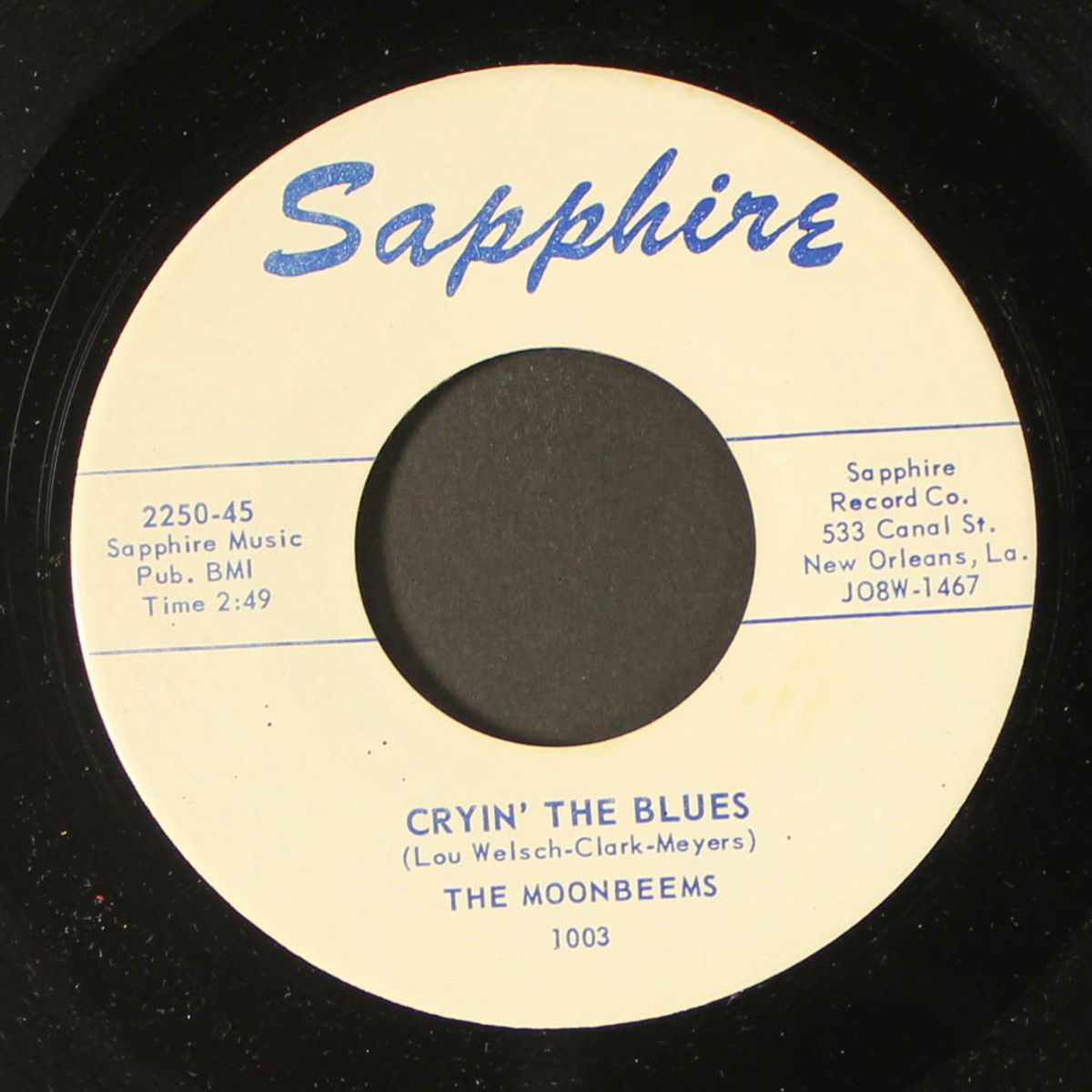 cryin' the blues / teen age baby by MOONBEEMS