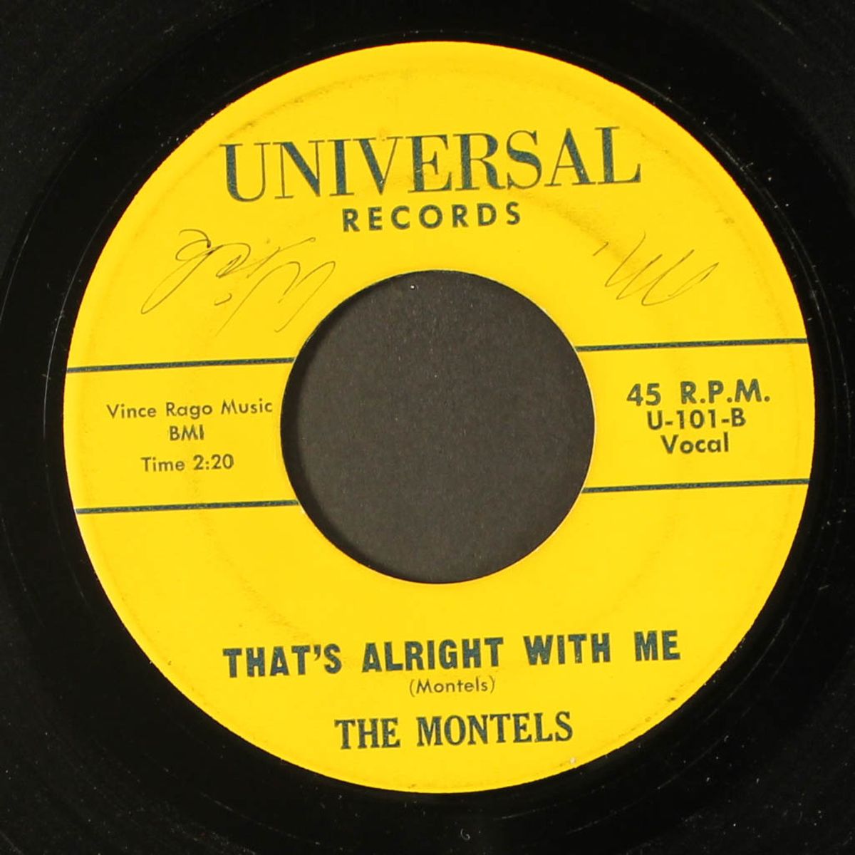 union hall / that's alright with me by MONTELS