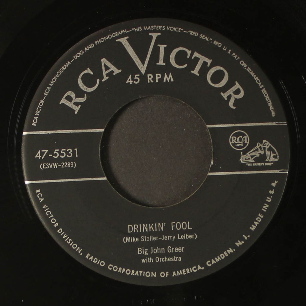 getting mighty lonesome / drinkin' fool by BIG JOHN GREER