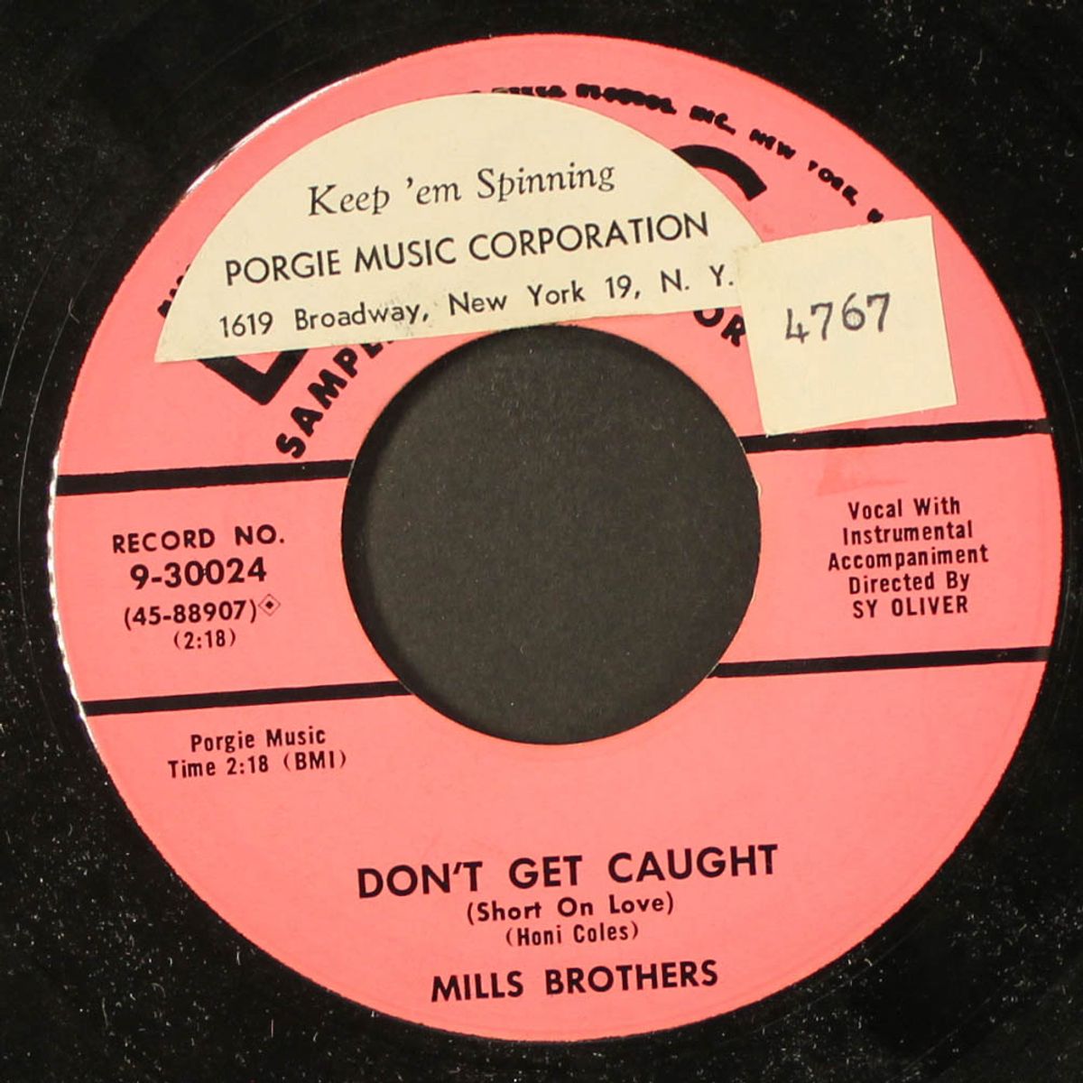 that's right by MILLS BROTHERS