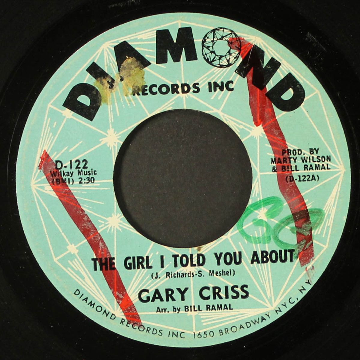 the girl i told you about by GARY CRISS