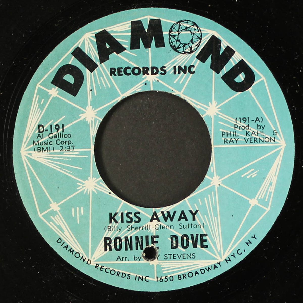 kiss away by RONNIE DOVE