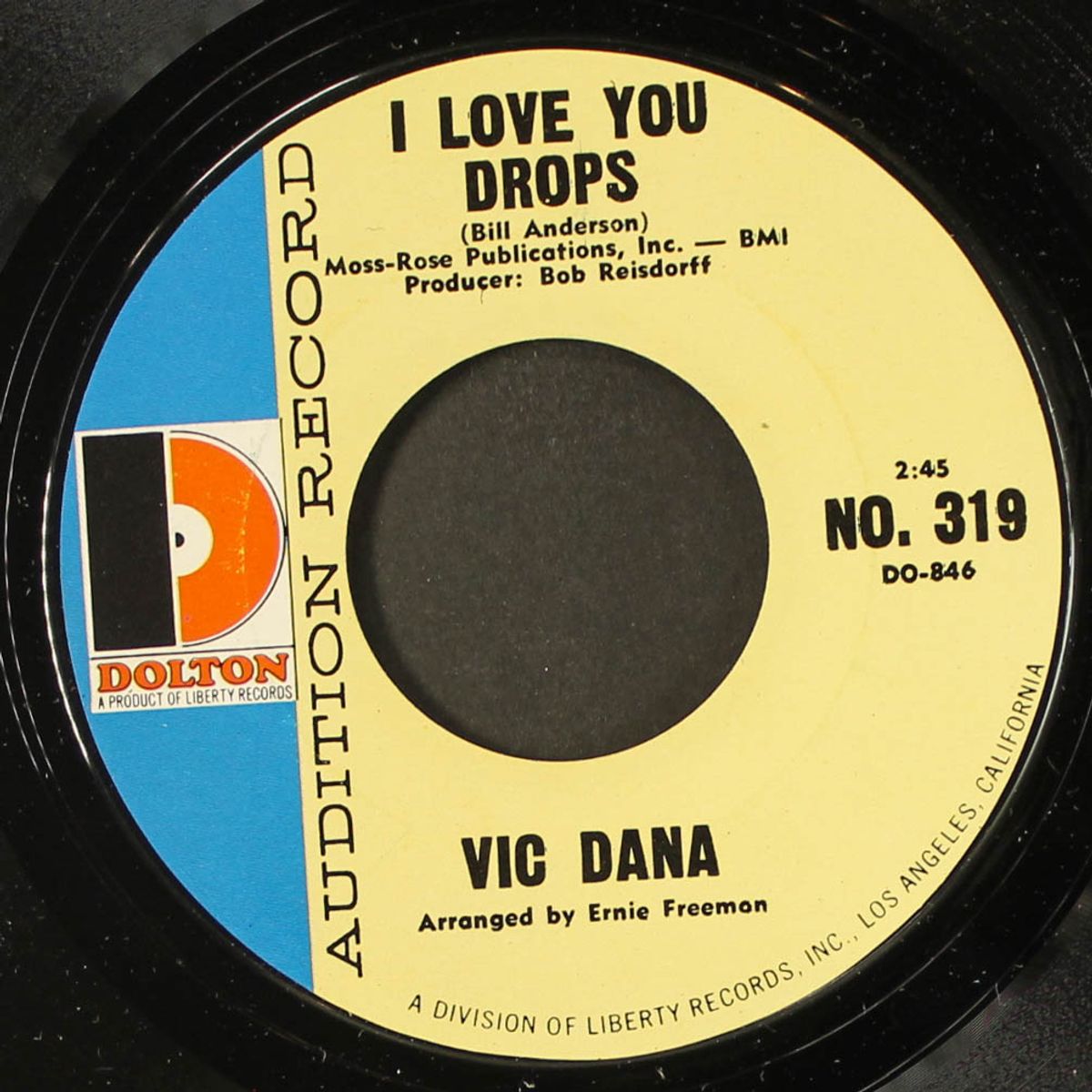 i love you drops by VIC DANA