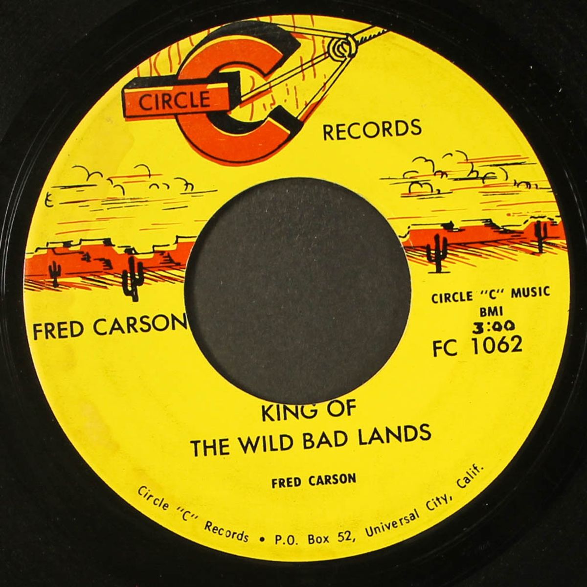 the silver bells and the golden spurs / king of the wild bad lands by FRED CARSON