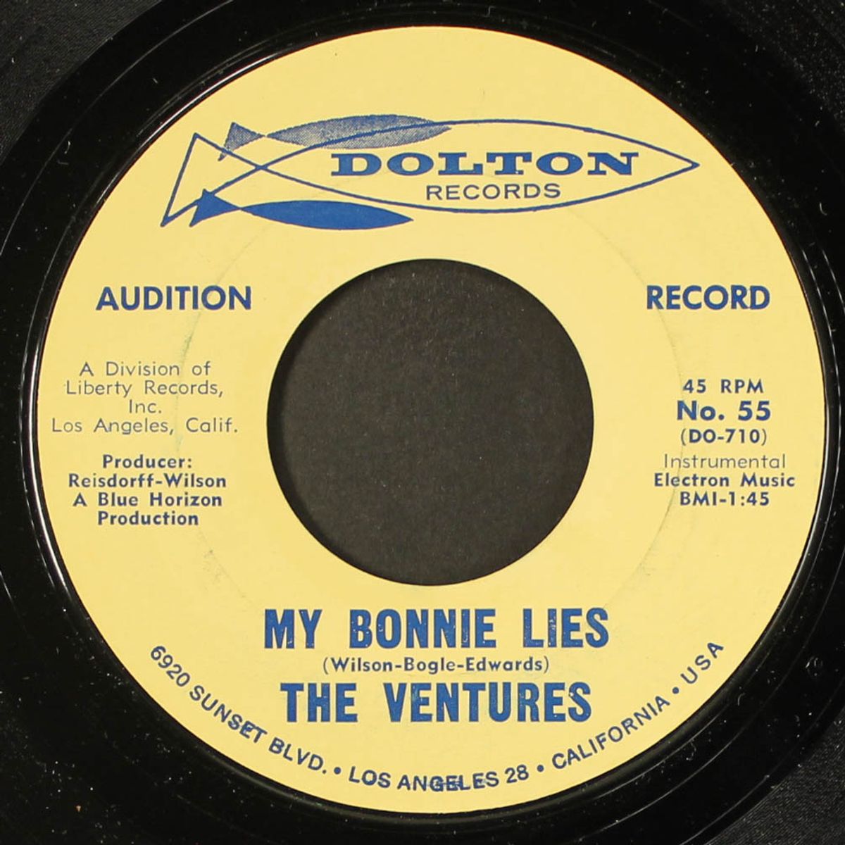 my bonnie lies by VENTURES