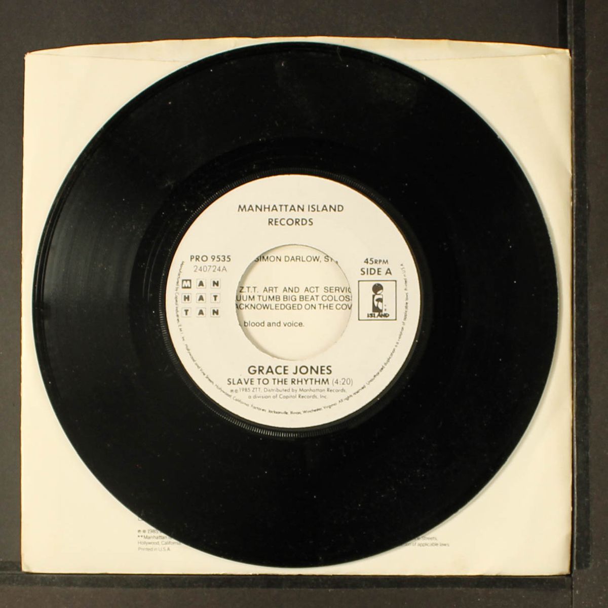 slave to the rhythm / ladies and gentlemen by GRACE JONES