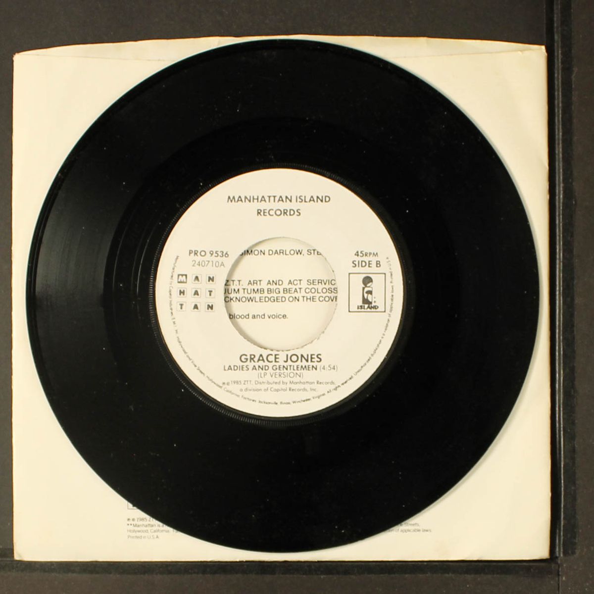 slave to the rhythm / ladies and gentlemen by GRACE JONES