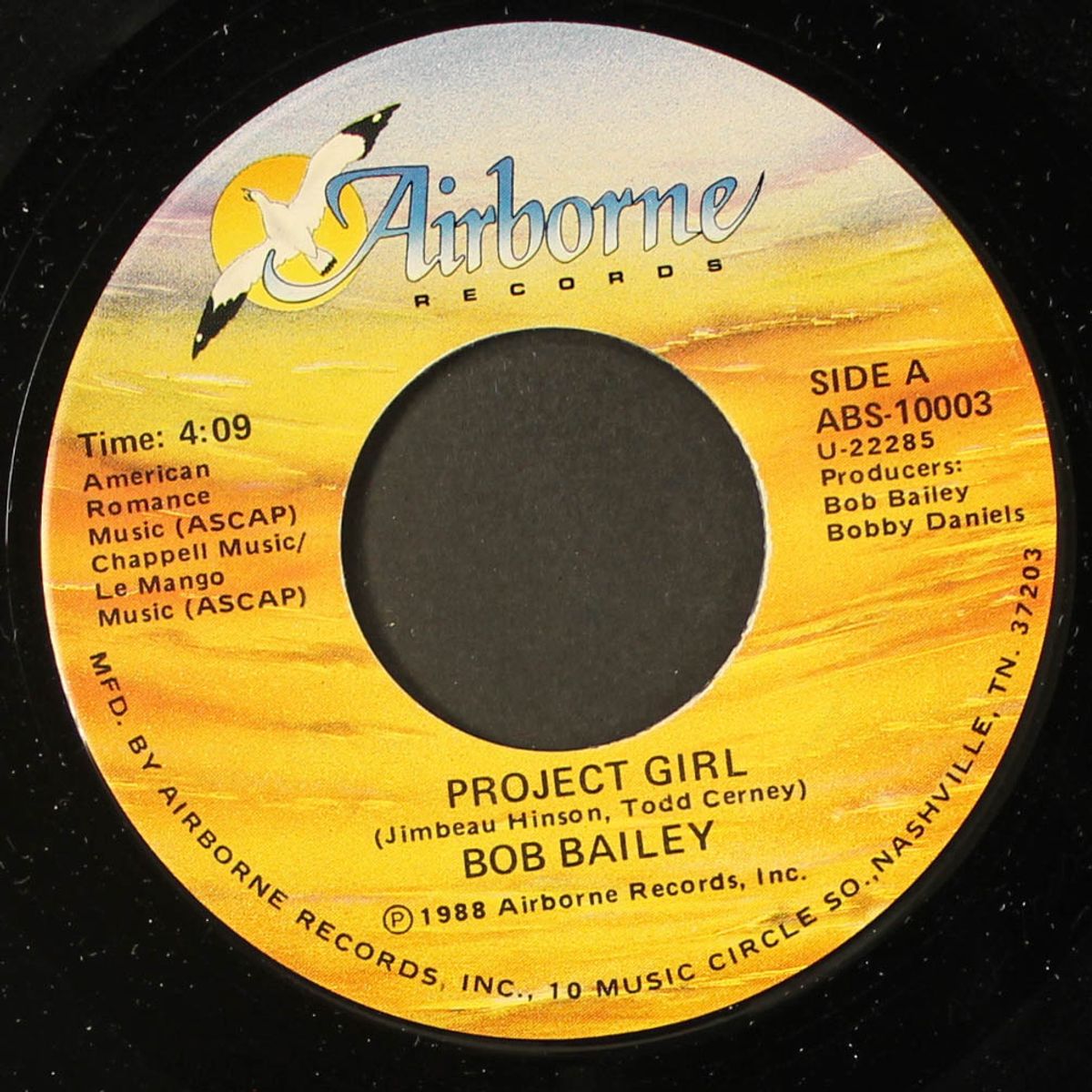 project girl / time and place by BOB BAILEY