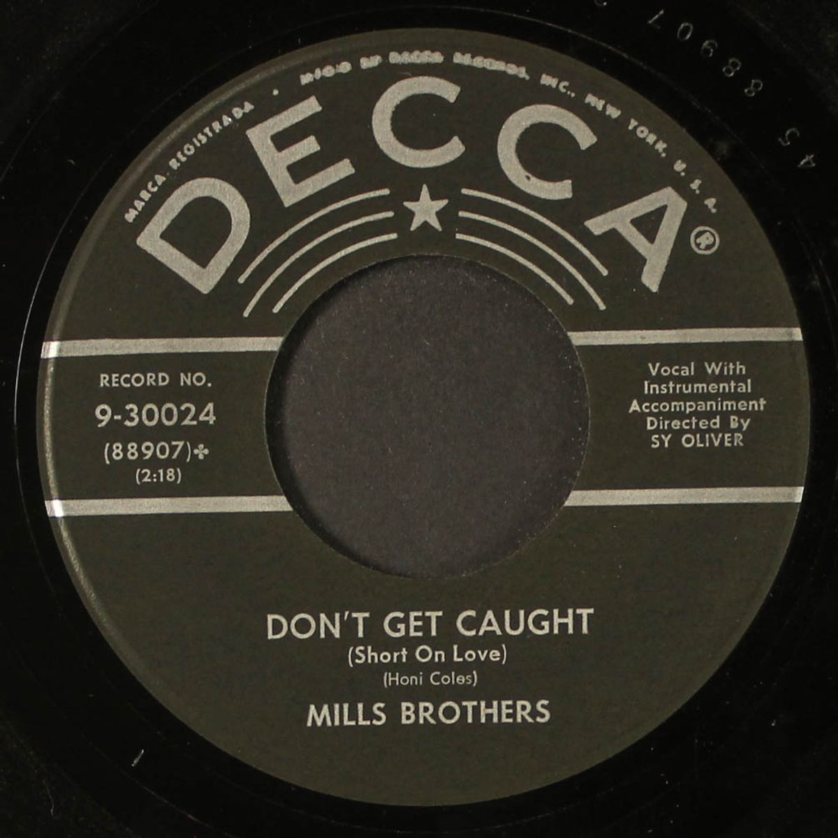 don't get caught / that's right by MILLS BROTHERS