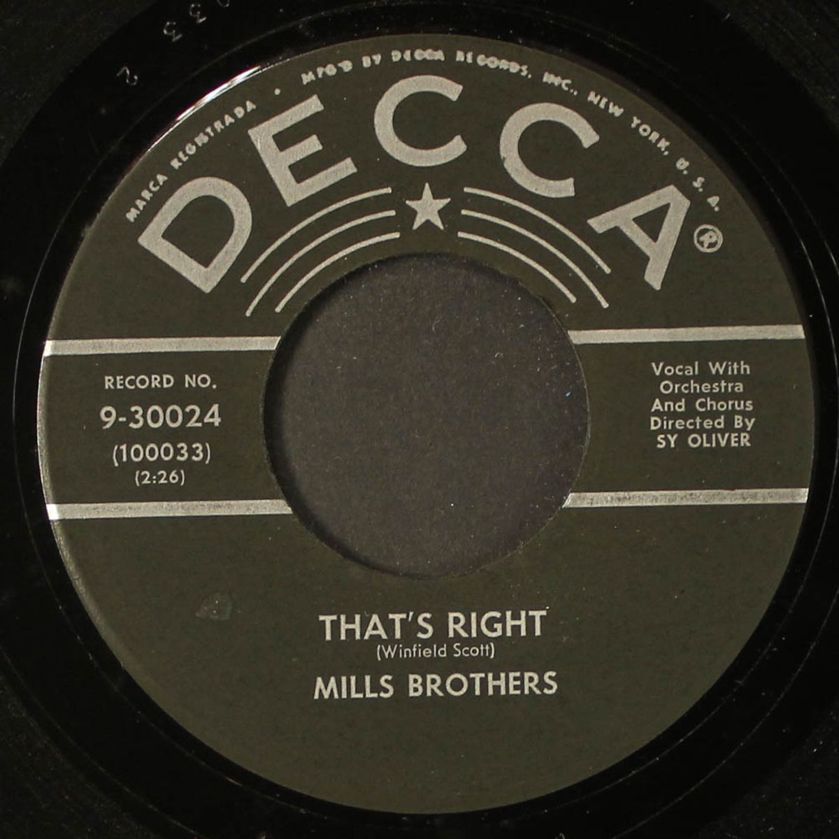 don't get caught / that's right by MILLS BROTHERS