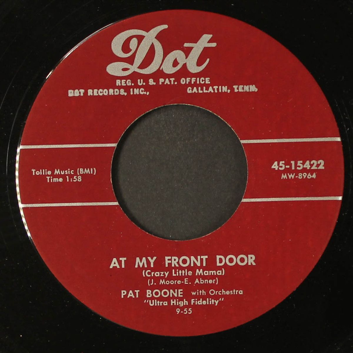 at my front door by PAT BOONE