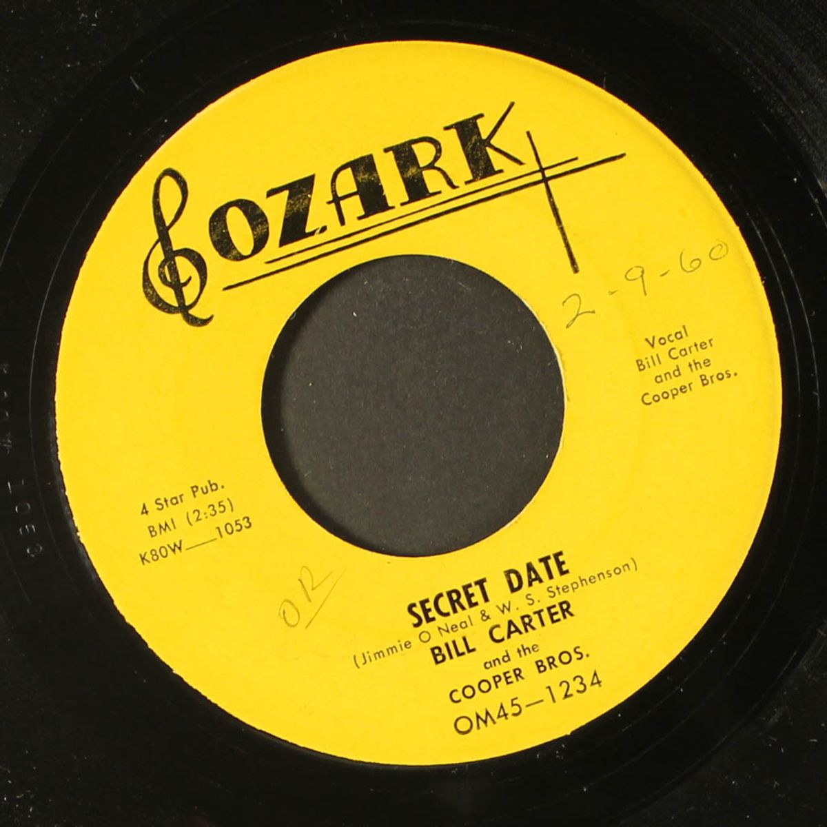 cool tom cat / secret date by BILL CARTER
