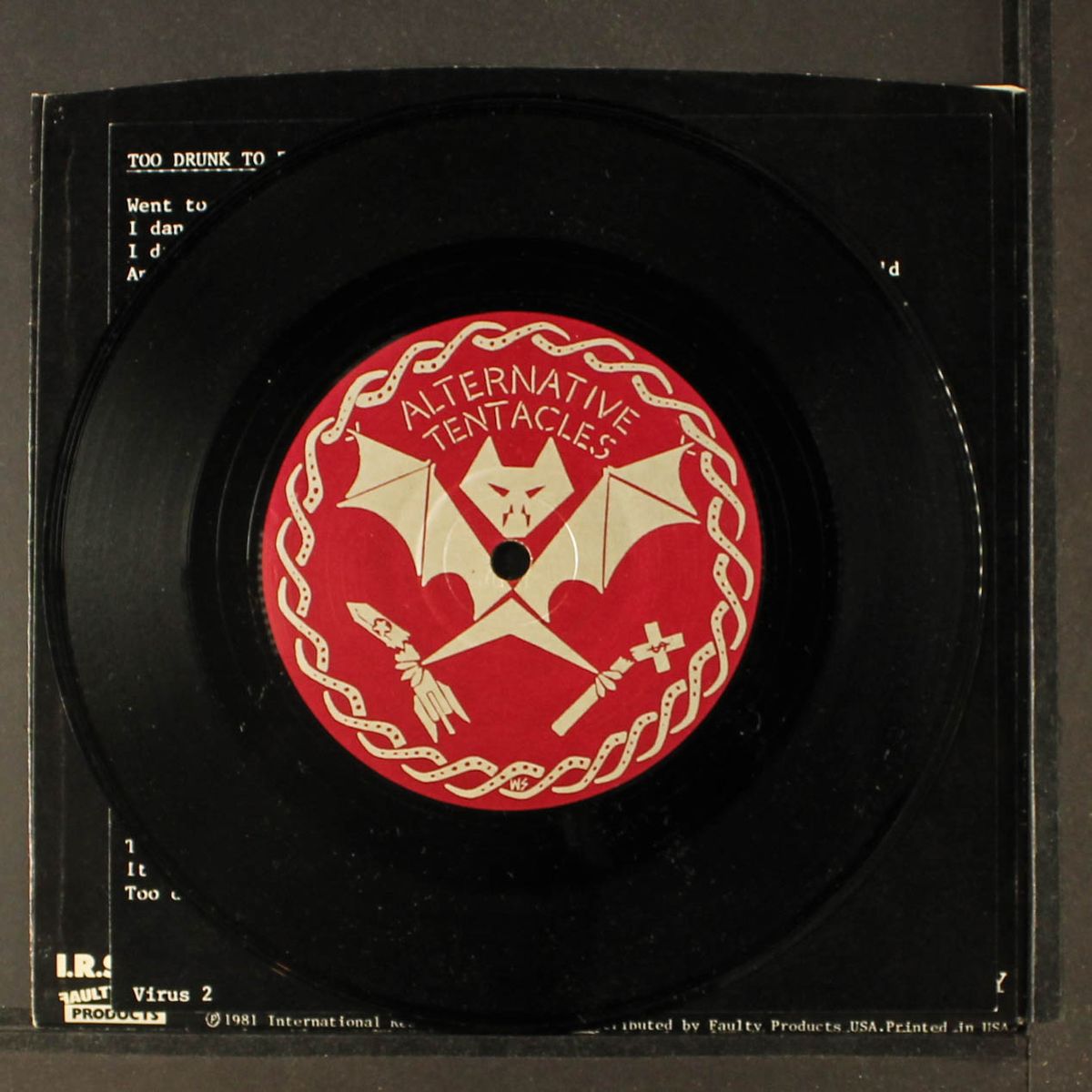 too drunk to f*ck / the prey by DEAD KENNEDYS