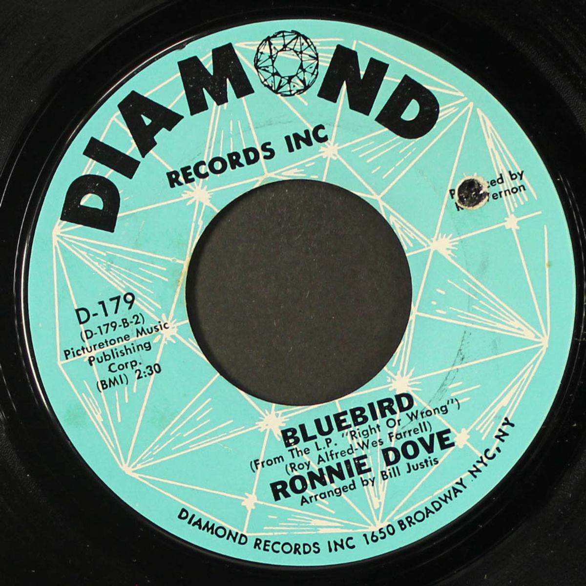 one kiss for old time's sake / bluebird by RONNIE DOVE