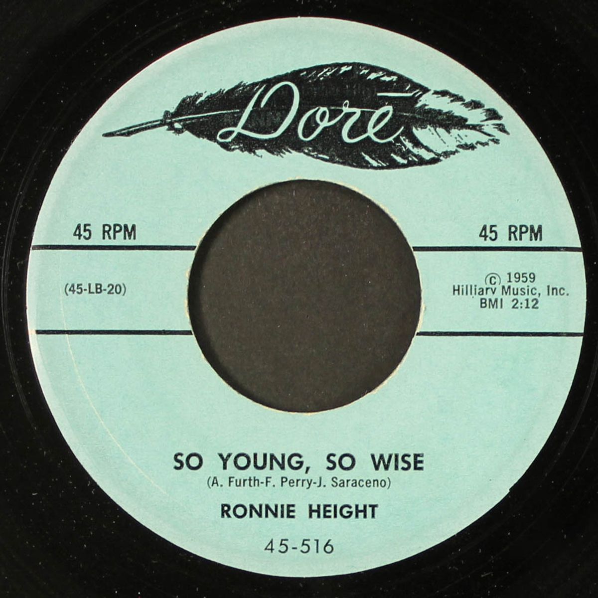 so young, so wise / come softly to me by RONNIE HEIGHT