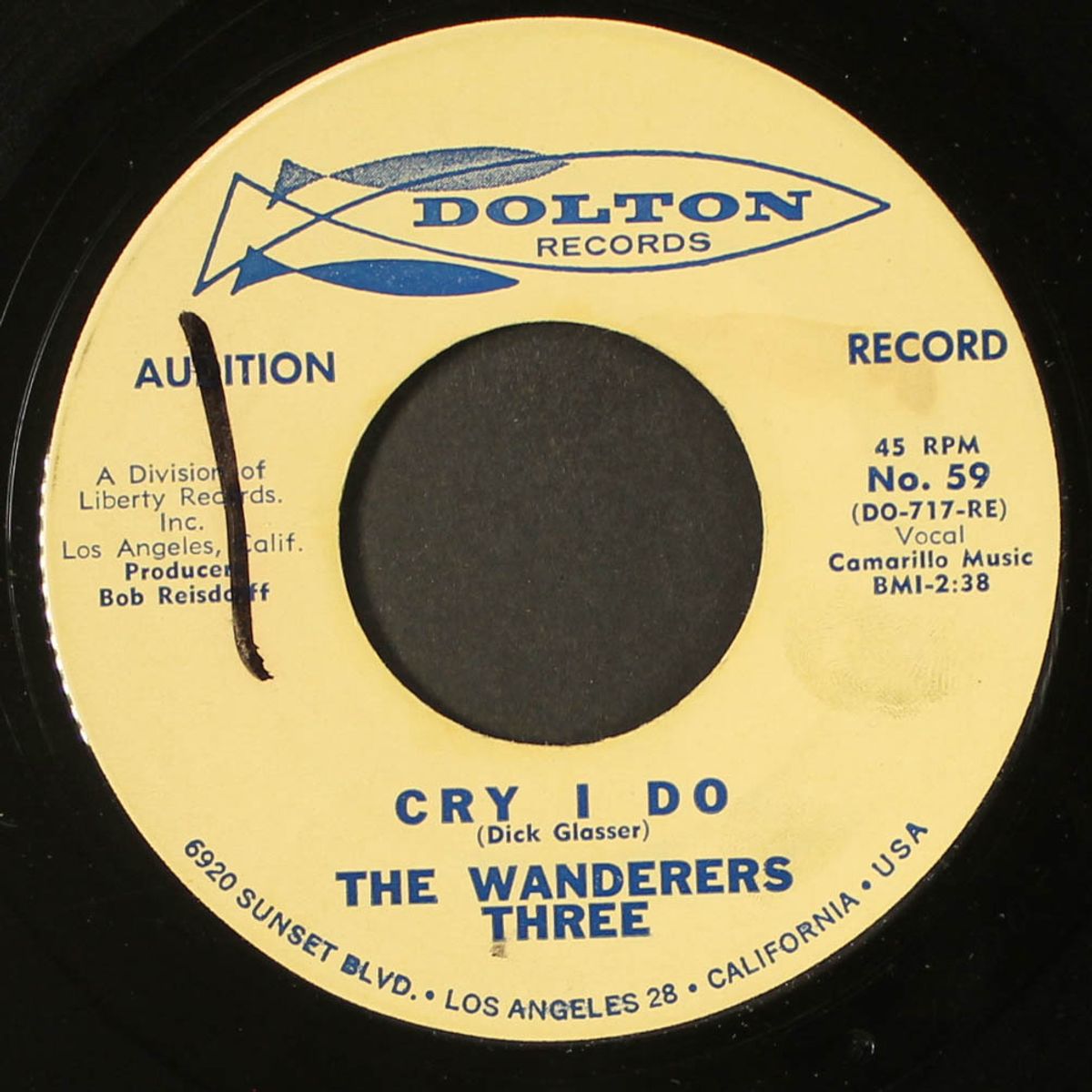 cry i do / toro by WANDERERS THREE