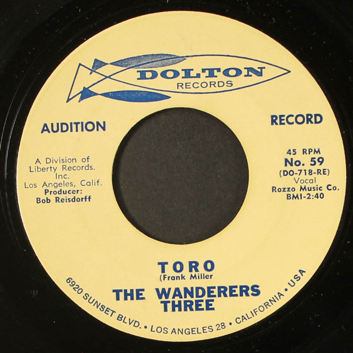 cry i do / toro by WANDERERS THREE