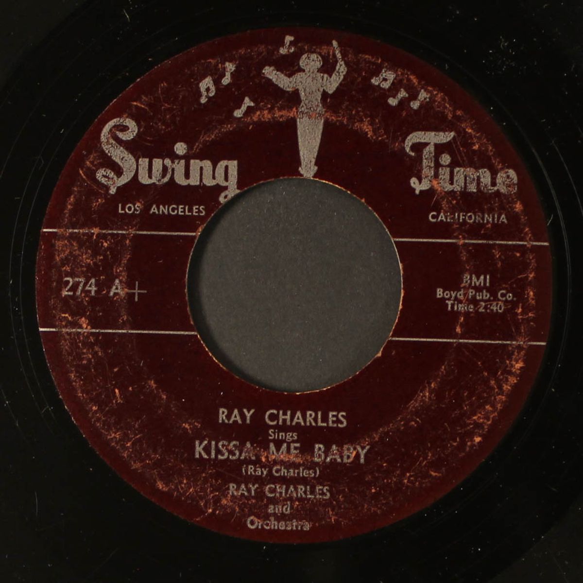 kissa me baby / i'm glad for your sake by RAY CHARLES