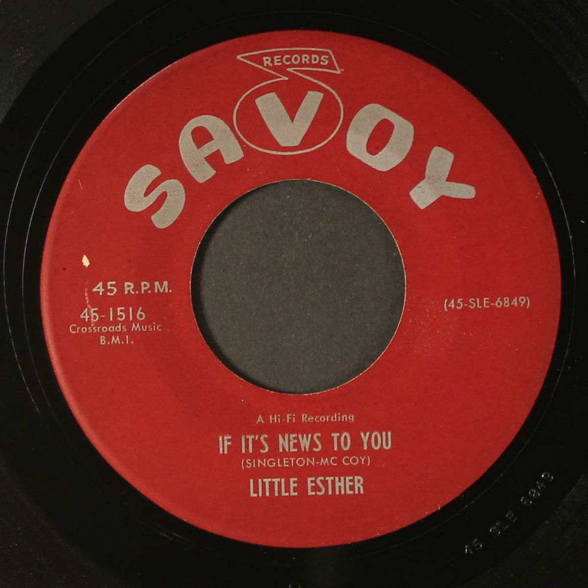if it's news to you / longing in my heart by LITTLE ESTHER