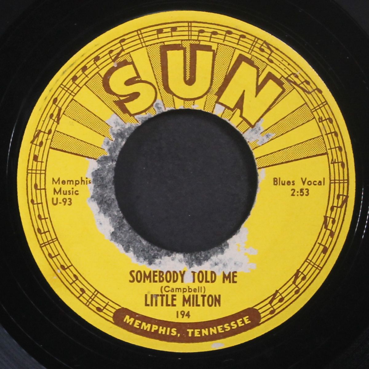 beggin' my baby / somebody told me by LITTLE MILTON