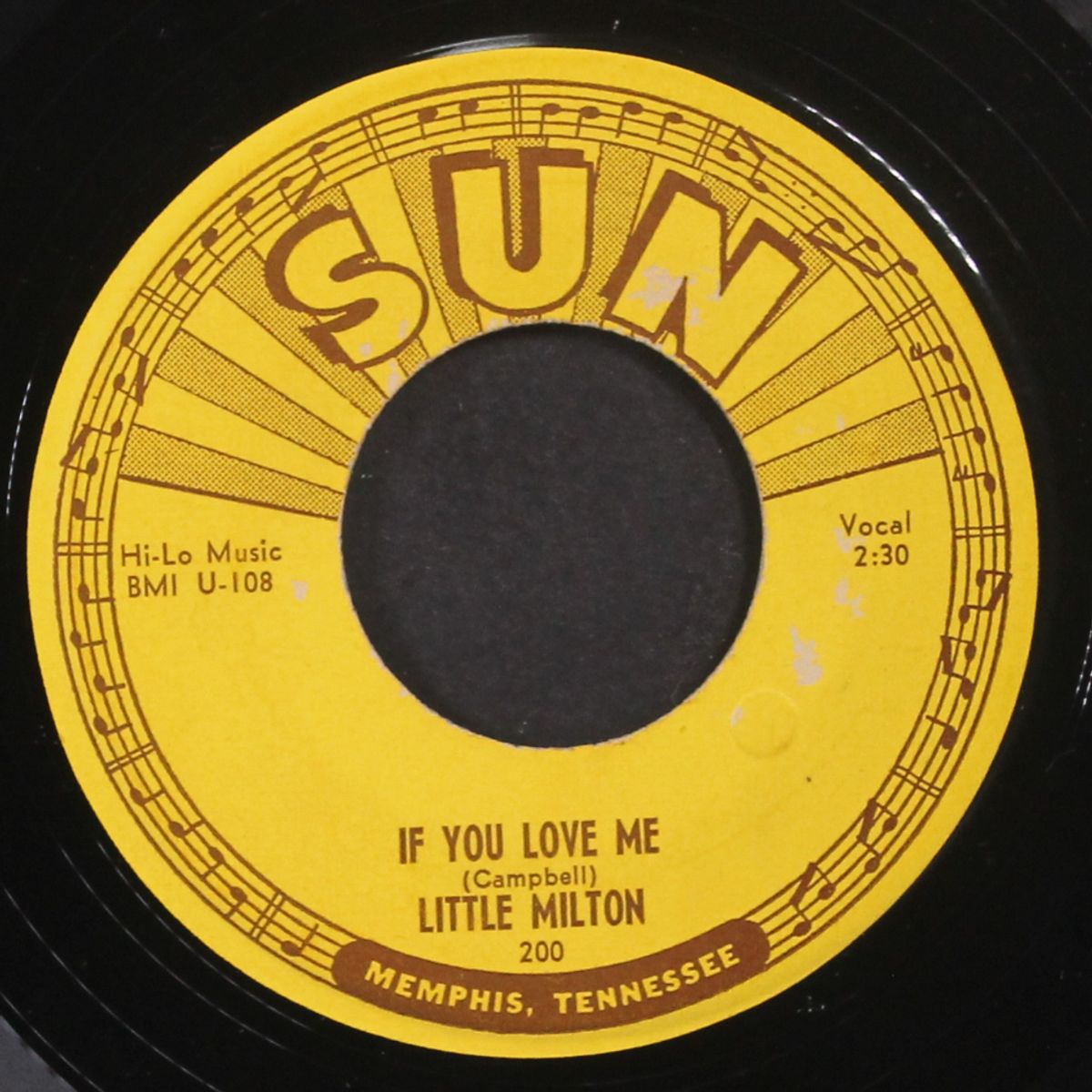 if you love me / alone and blue by LITTLE MILTON