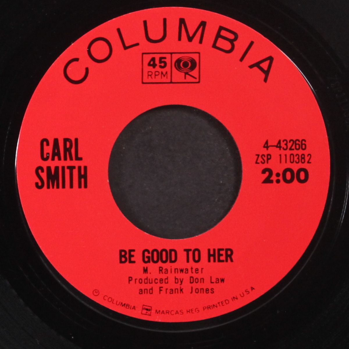 be good to her / keep me fooled by CARL SMITH