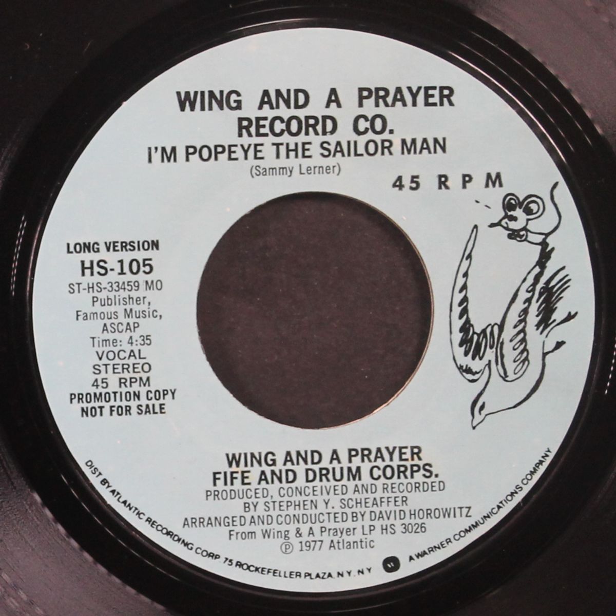 i'm popeye the sailor man / short by WING & A PRAYER FIFE & DRUM CORPS