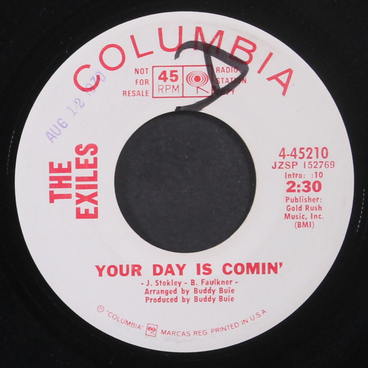 put your hands together / your day is comin' by EXILES