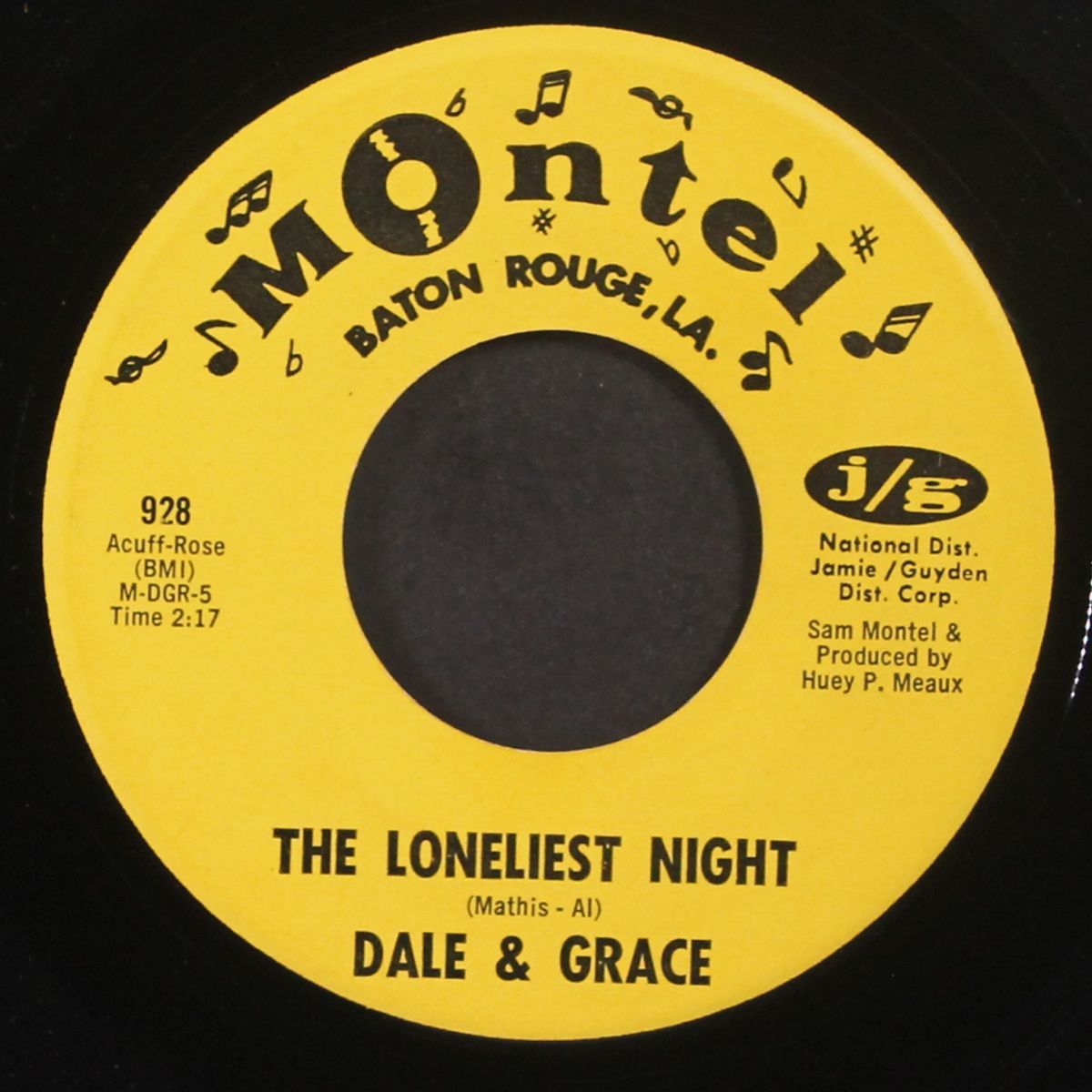 the loneliest night / i'm not free by DALE & GRACE